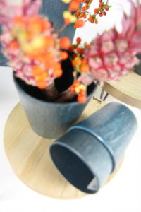 create your own centerpiece - artstone planter - tips for indoor garden - interior inspiration